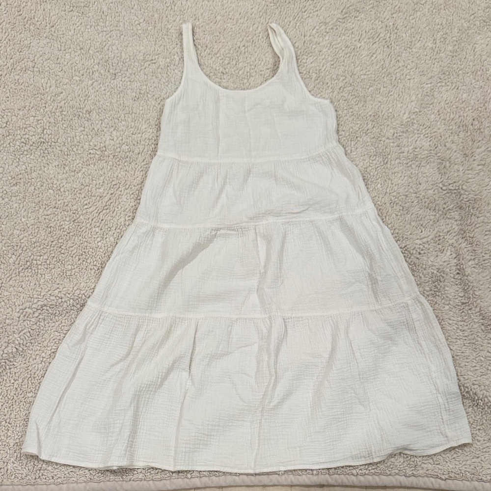Wilfred White Tiered Casual Dress